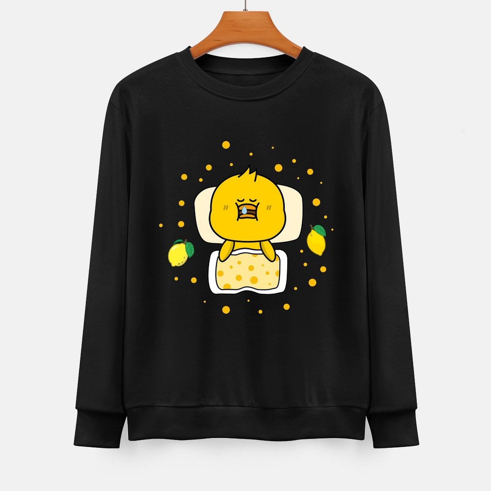 Front Patterned Long Sleeve TopEssential 100% Cotton